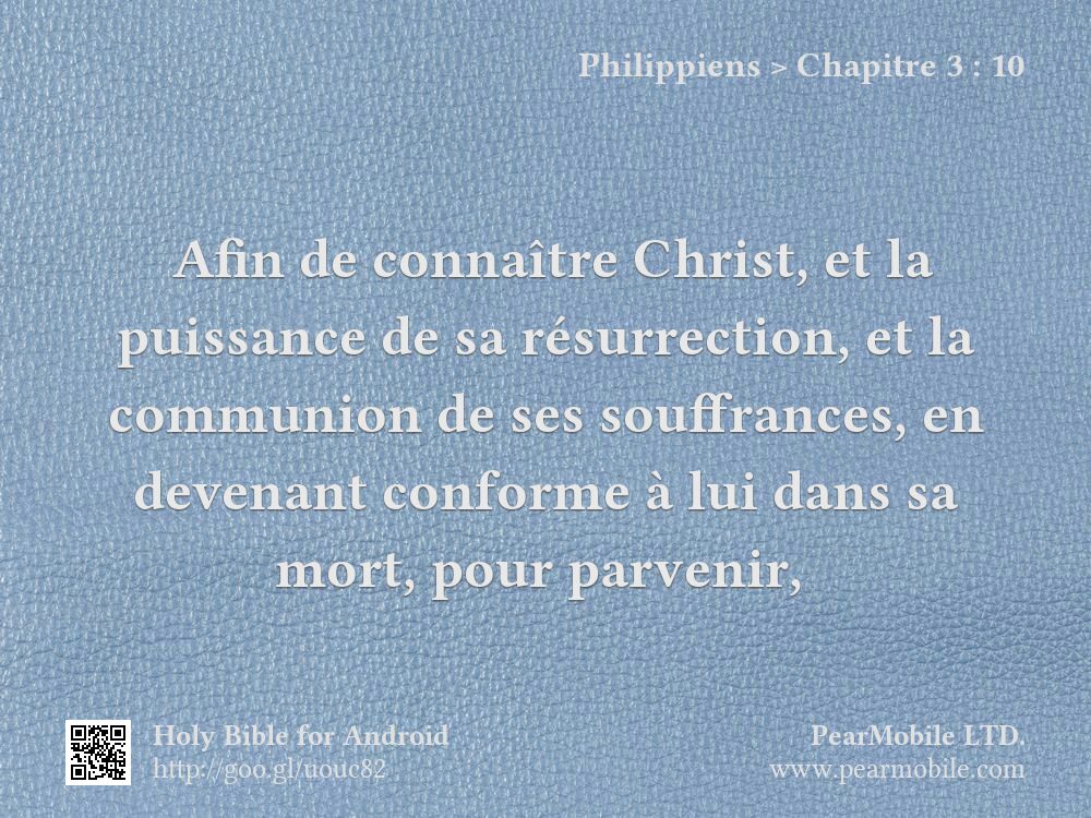 Philippiens, Chapitre 3:10